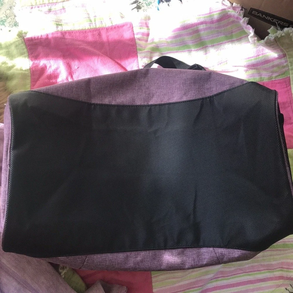 Boost Duffle Bag Purple USA Gym Duffel Bag Travel Carry On Wet Compartment